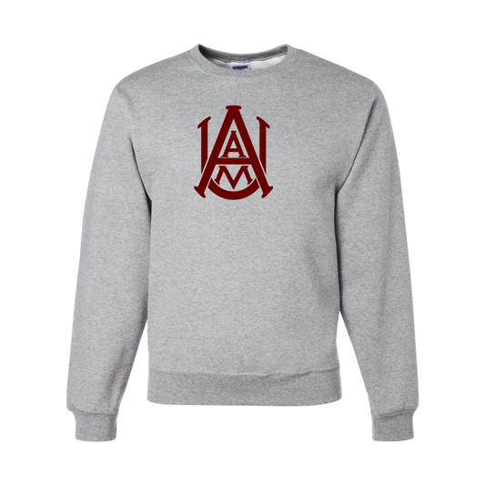 Men's Alabama AM Bulldogss   JERZEES NuBlend Crewneck Sweatshirt