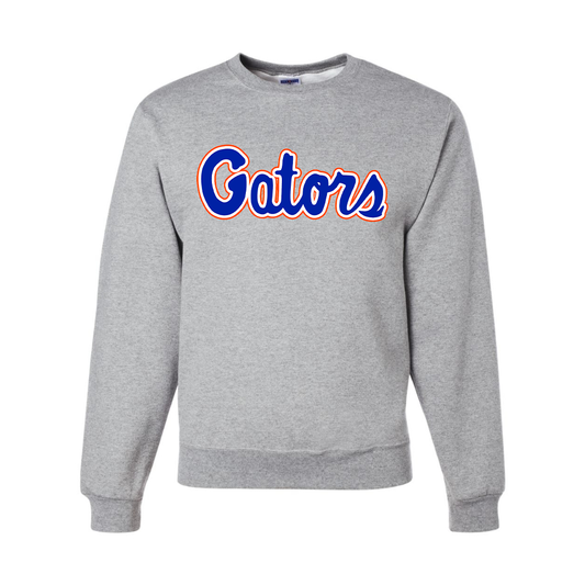 Men's Florida Gators Script JERZEES NuBlend Crewneck Sweatshirt