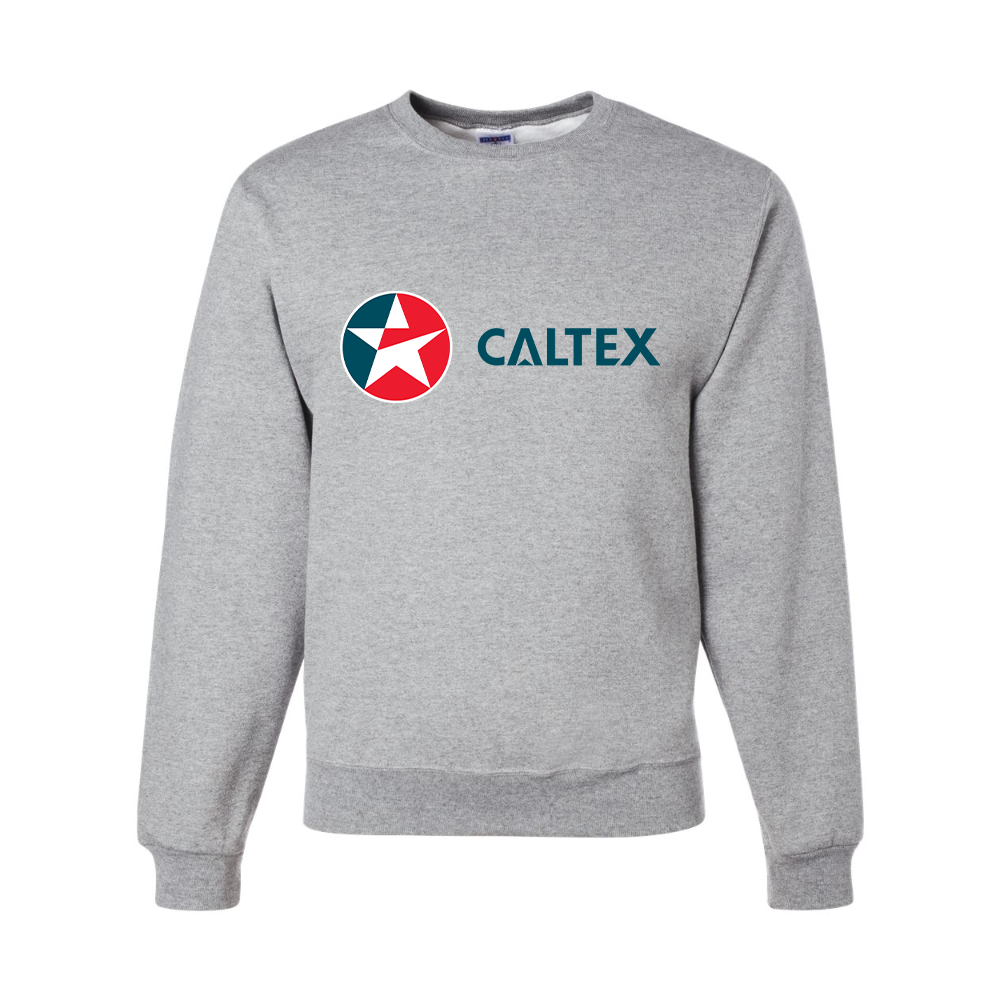 Men's  Caltex Gas Station  JERZEES NuBlend Crewneck Sweatshirt