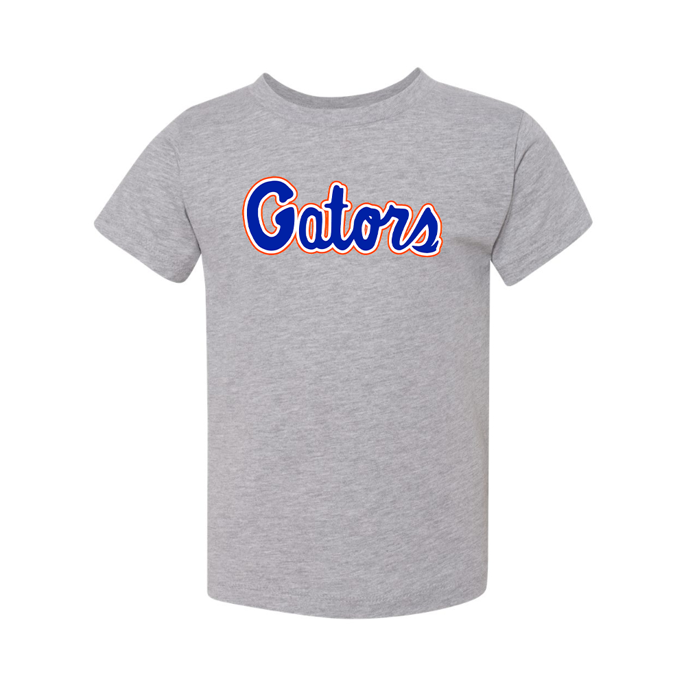 Florida Gators Script  BELLA  CANVAS Toddler Jersey Tee