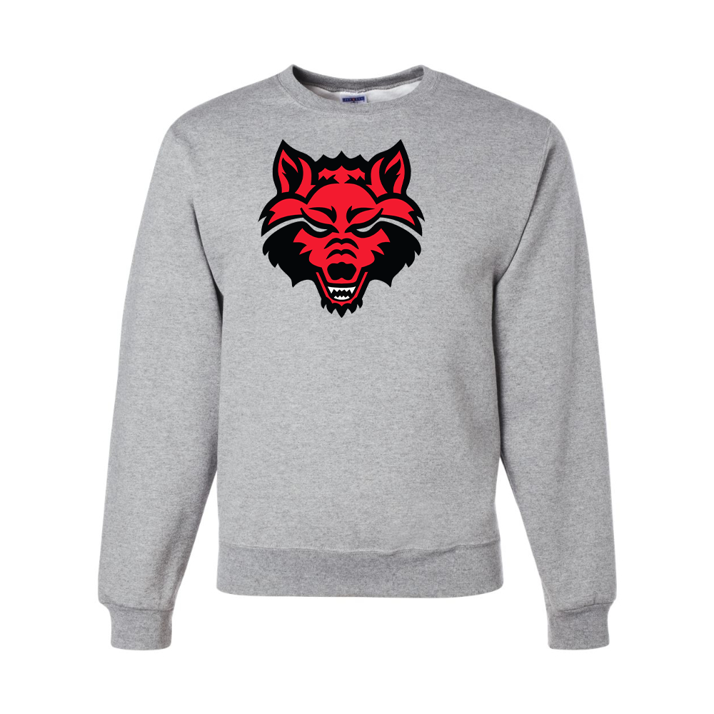 Men's Arkansas State Red Wolves JERZEES NuBlend Crewneck Sweatshirt