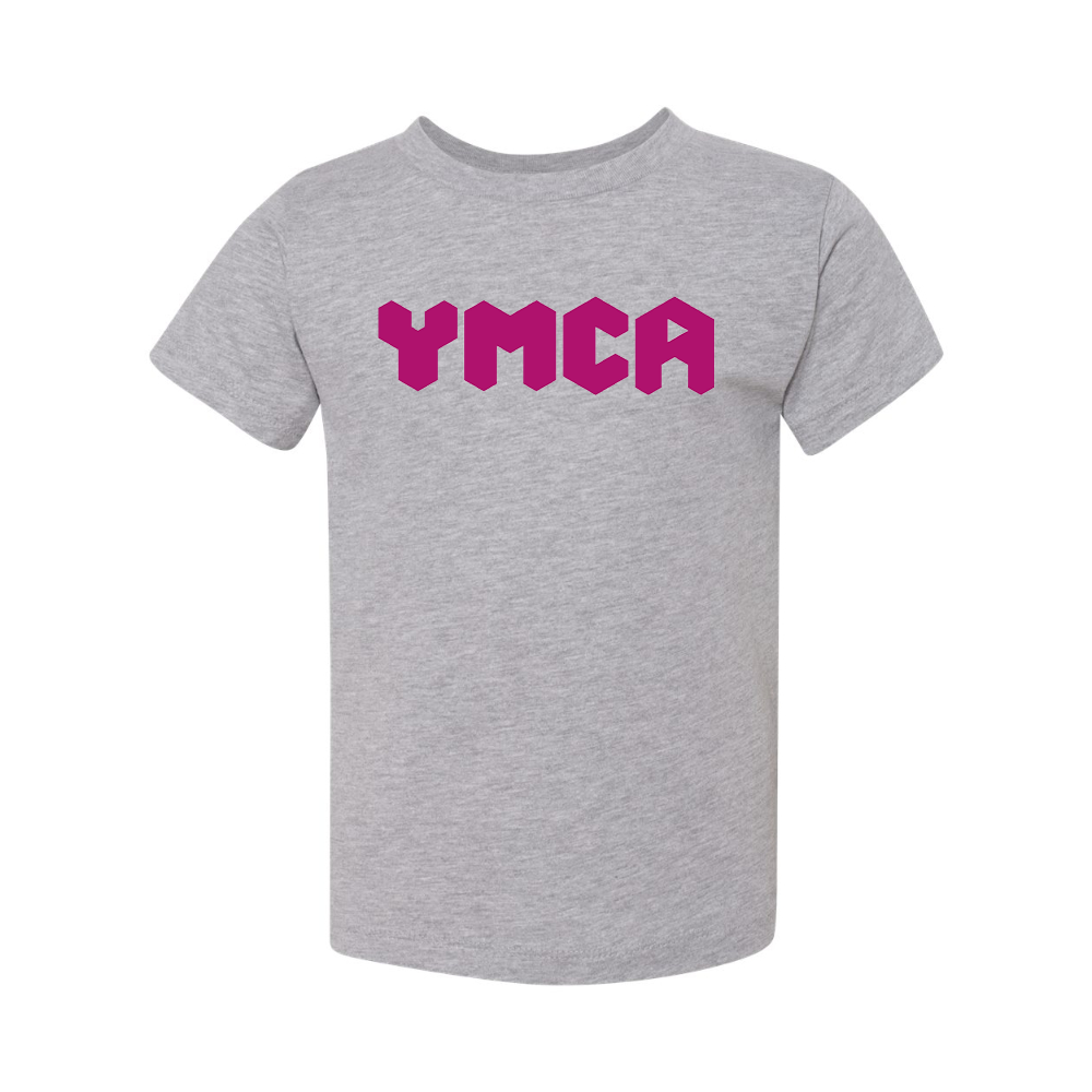YMCA Mauve BELLA  CANVAS Toddler Jersey Tee