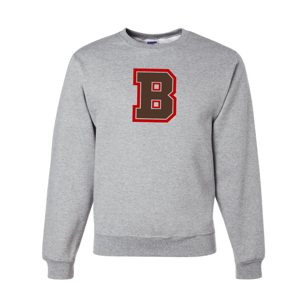 Men's Brown Bears JERZEES NuBlend Crewneck Sweatshirt