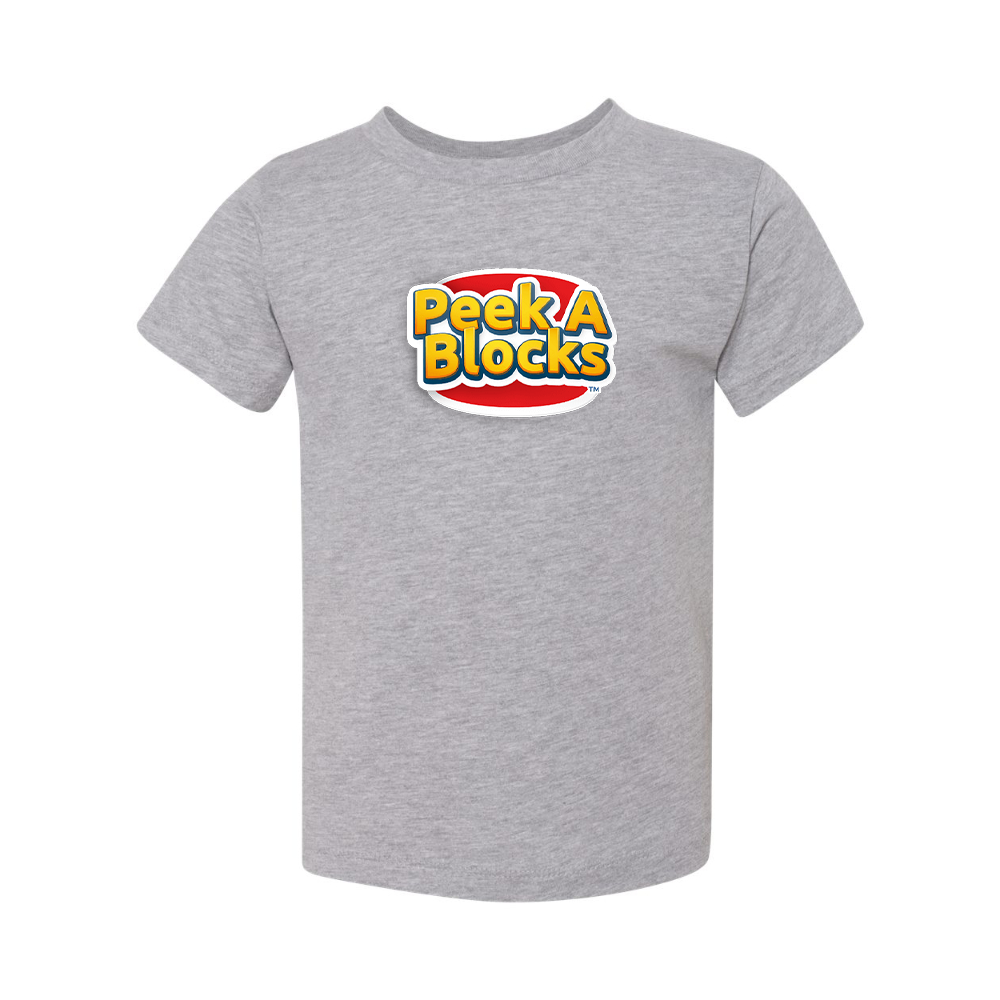 Peek A Blocks BELLA  CANVAS Toddler Jersey Tee