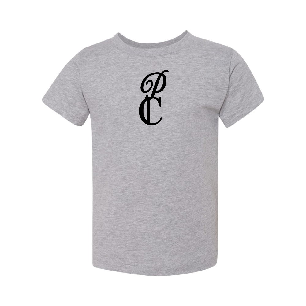 P & C Black BELLA  CANVAS Toddler Jersey Tee