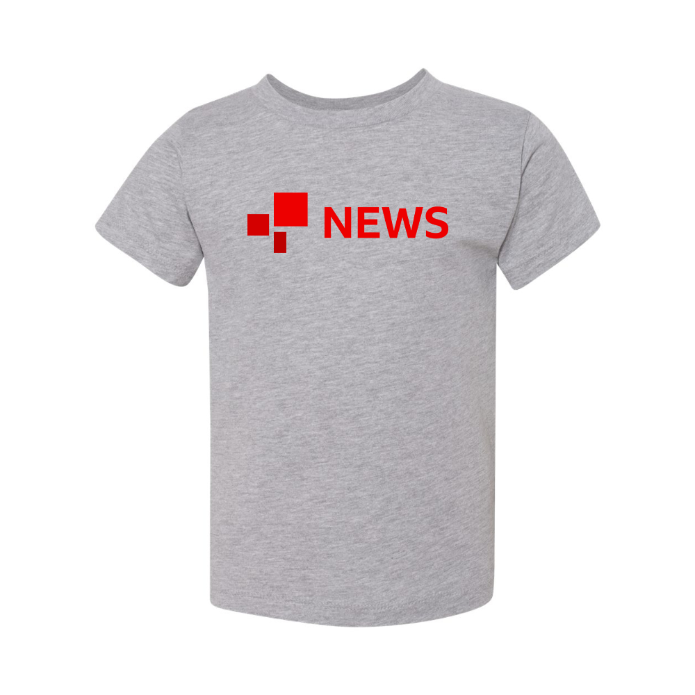 BBC News BELLA  CANVAS Toddler Jersey Tee