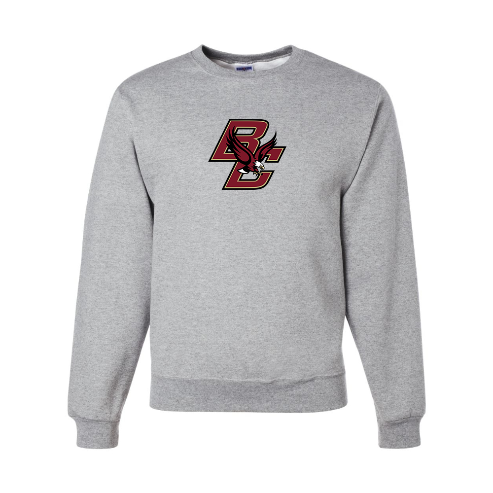 Men's Boston College Eagles  JERZEES NuBlend Crewneck Sweatshirt
