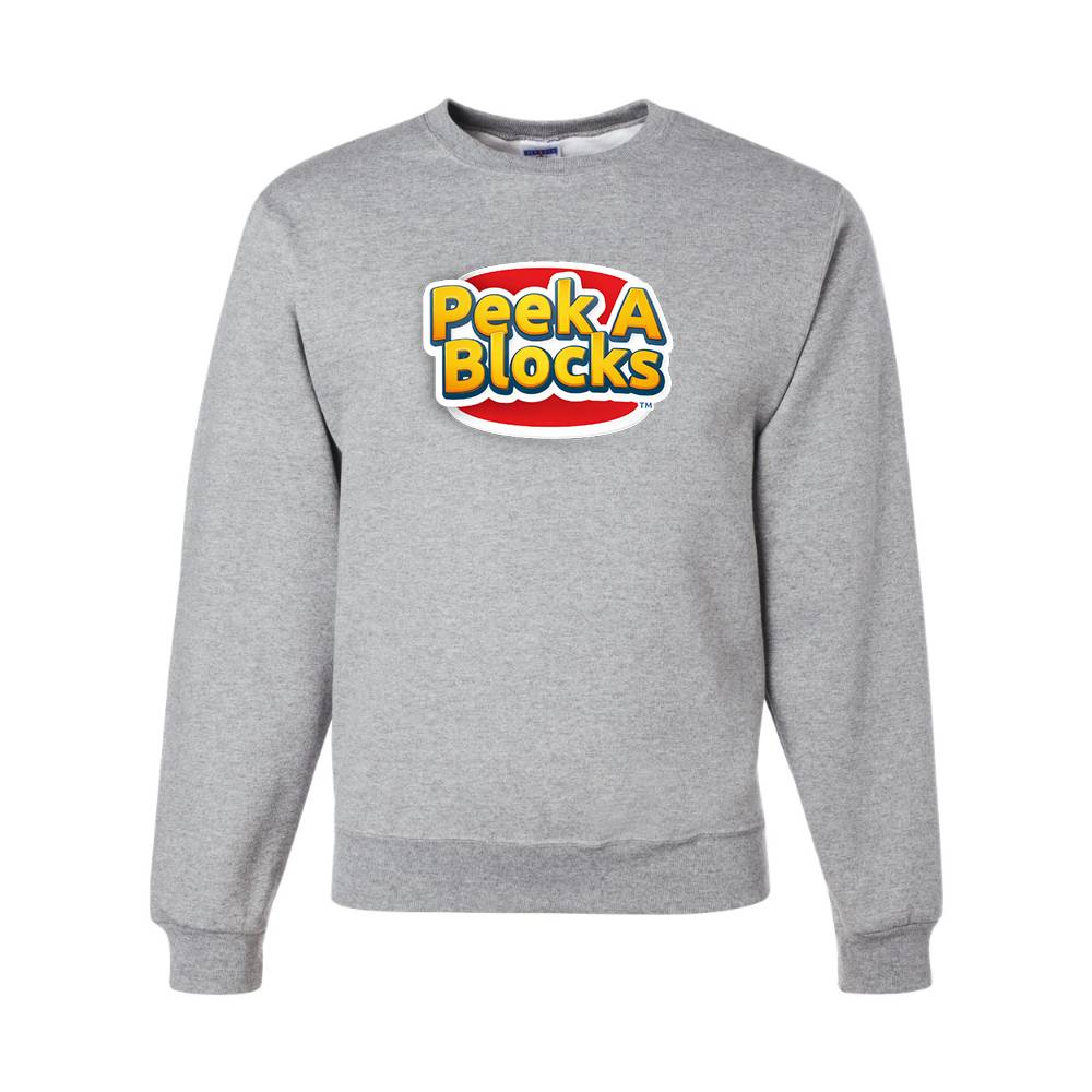 Men's Peek A Blocks JERZEES NuBlend Crewneck Sweatshirt