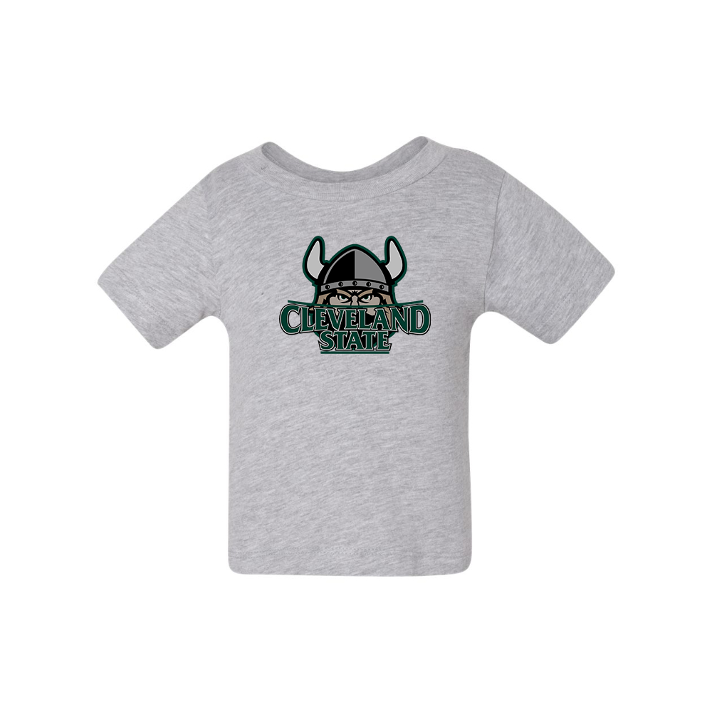 Cleveland State Vikings  BELLA CANVAS Infant Jersey Tee