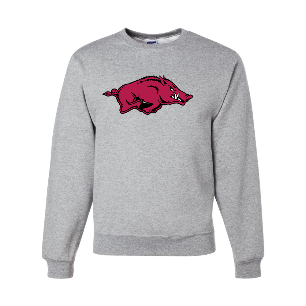 Men's Arkansas Razorbacks JERZEES NuBlend Crewneck Sweatshirt