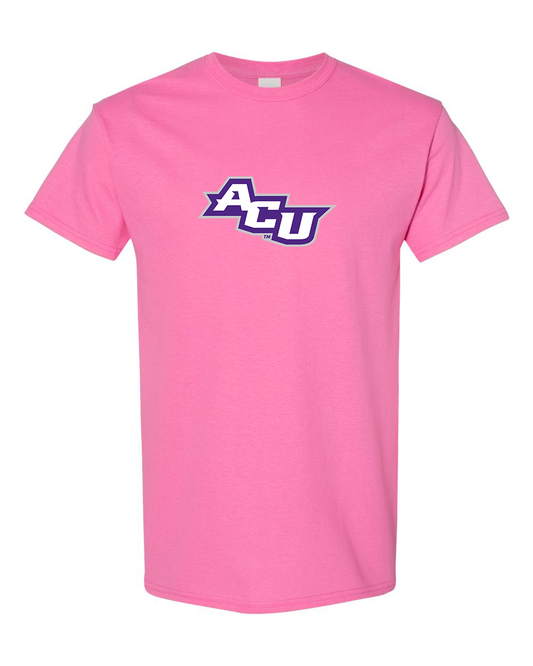 Men's Abilene Christian Wildcats   Gildan Heavy Cotton T-Shirt
