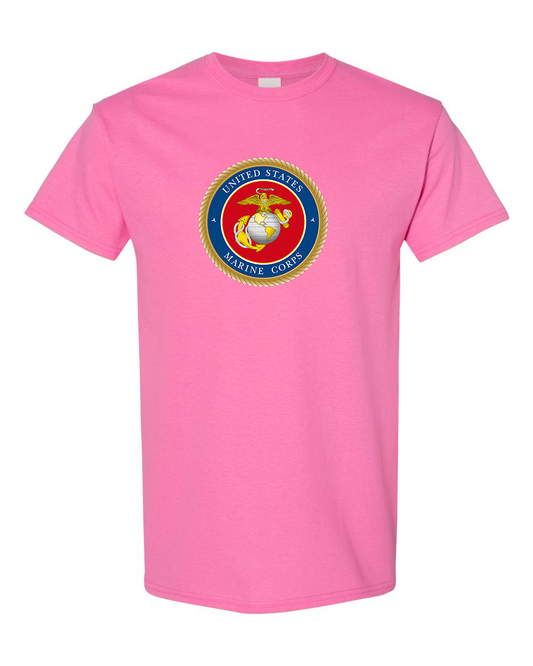 Men's USMC Emblem Gildan Heavy Cotton T-Shirt