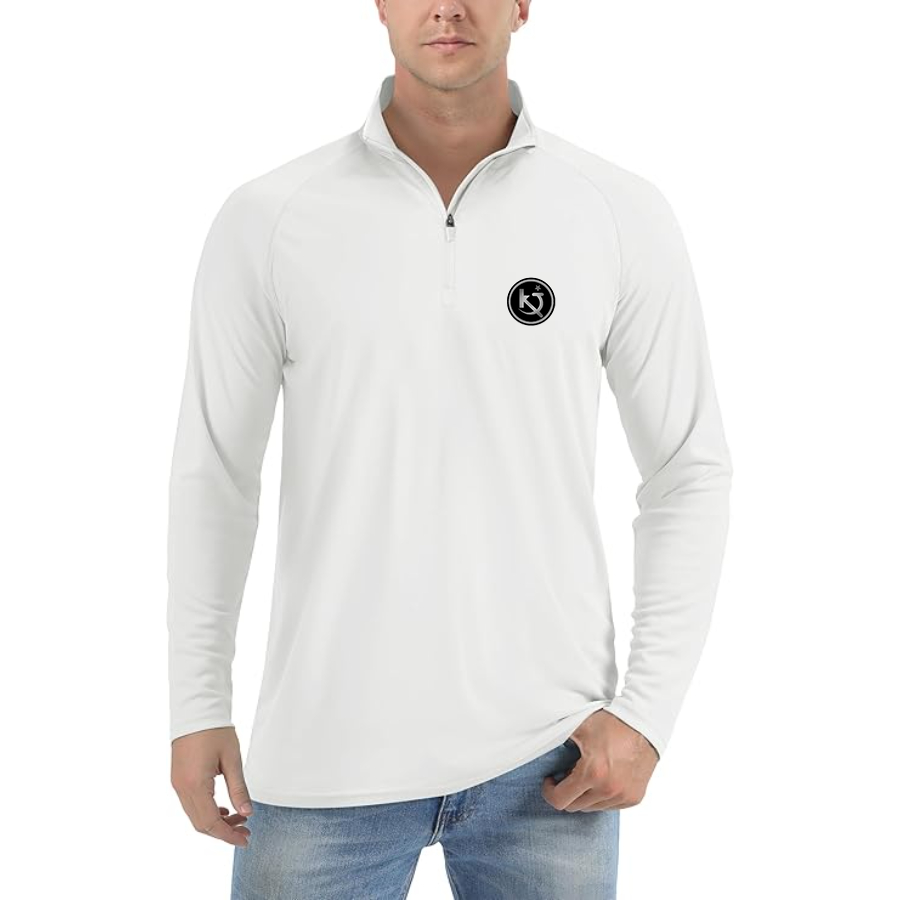 Men's  Killing Joke Lightweight Quarter-Zip Athletic Shirt Long Sleeve Performance Wear