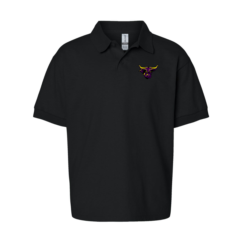 Youth Minnesota State Mavericks Gildan Dry Blend Jersey Polo