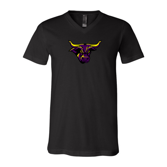 Minnesota State Mavericks  BELLA  CANVAS - Jersey V-Neck T-Shirt