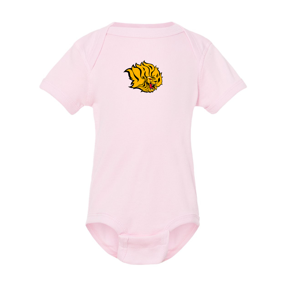Arkansas PB Golden Lions Rabbit Skins Infant Baby Rib Bodysuit