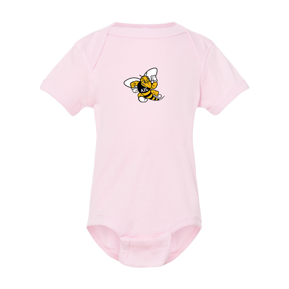 AIC Yellow Jackets   Rabbit Skins Infant Baby Rib Bodysuit