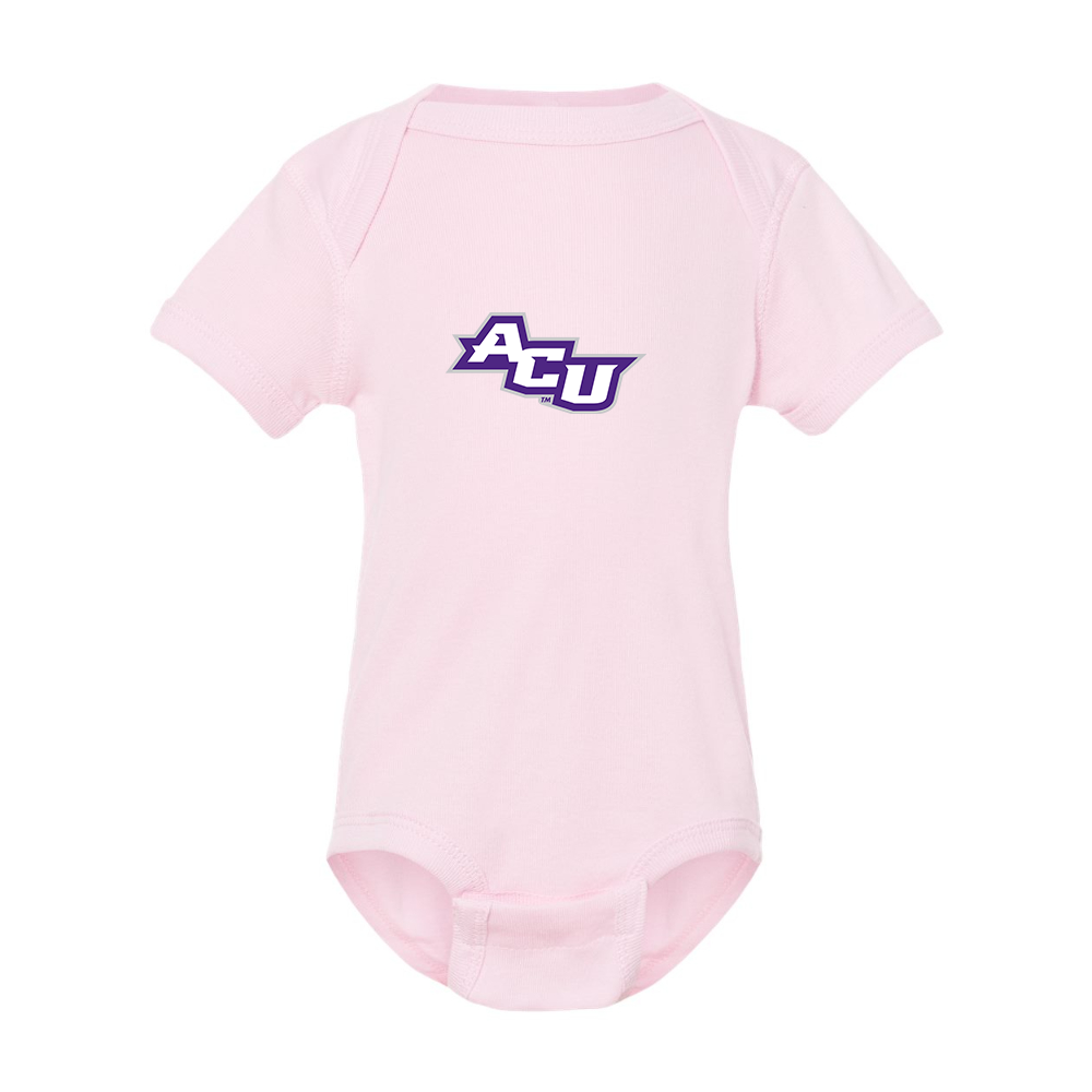 Abilene Christian Wildcats  Rabbit Skins Infant Baby Rib Bodysuit