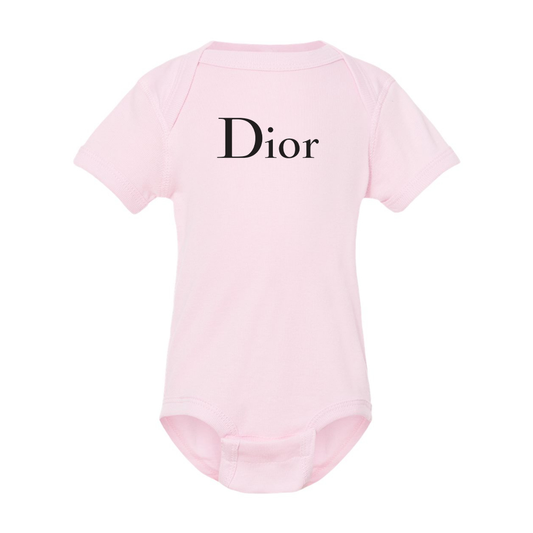 Dior Rabbit Skins Infant Baby Rib Bodysuit