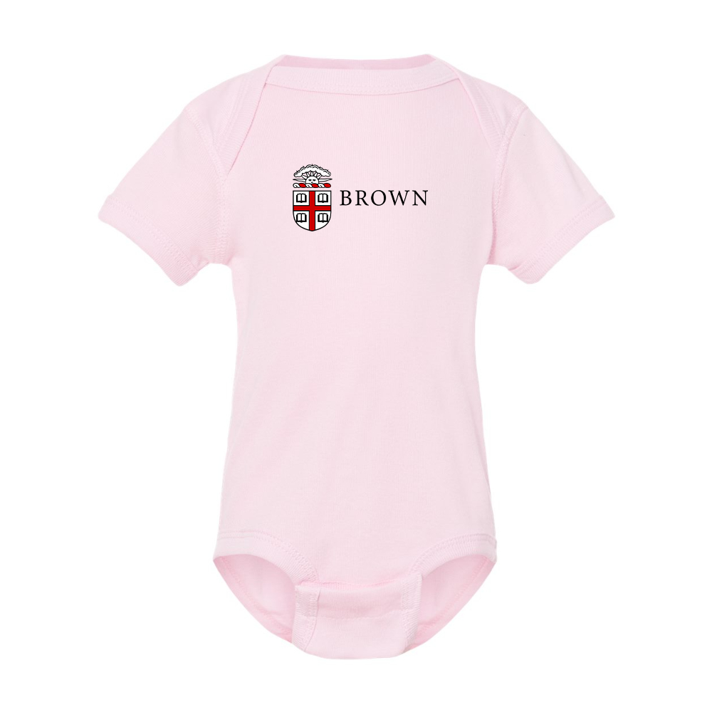 Brown University Rabbit Skins Infant Baby Rib Bodysuit
