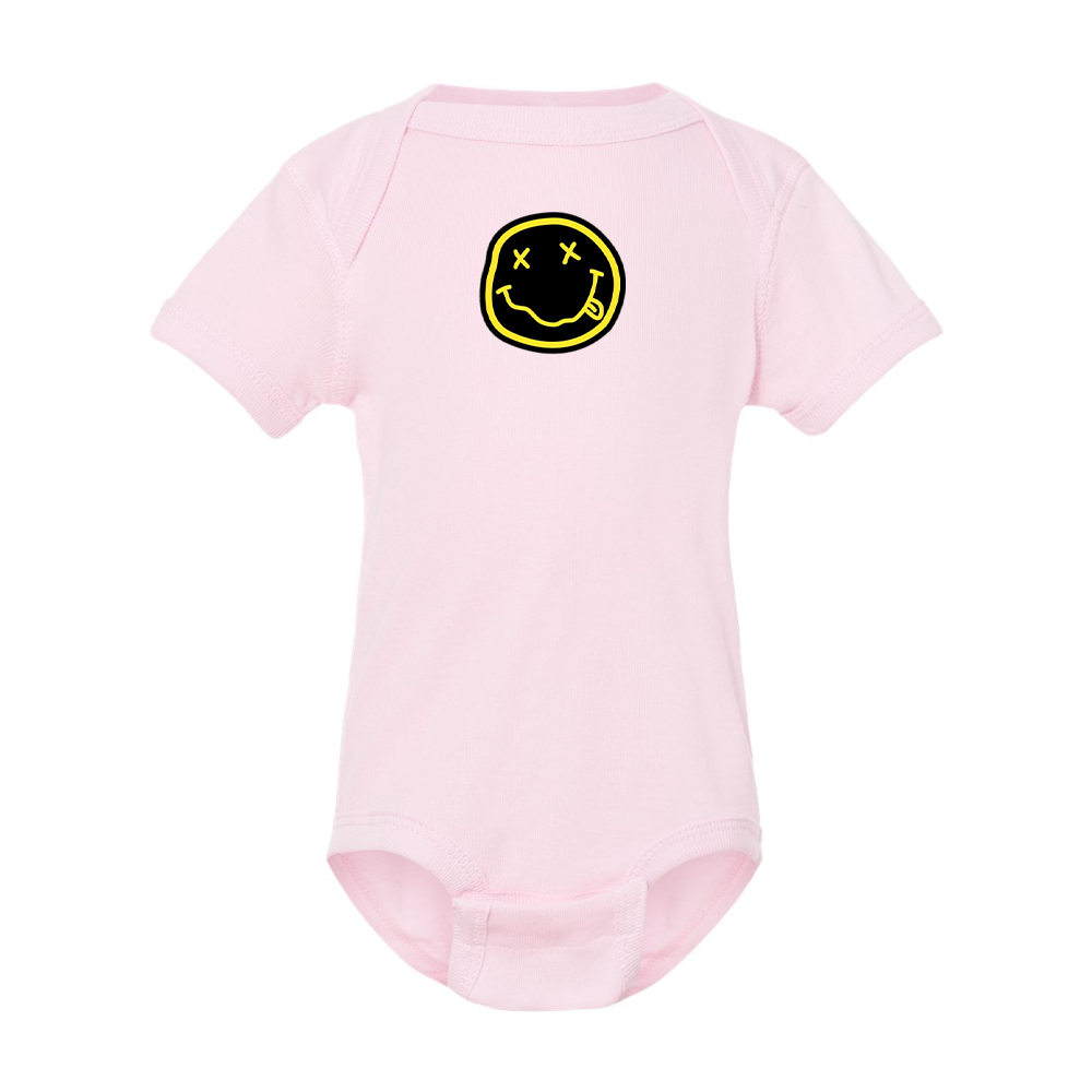 Nirvana Yellow and Black Face Rabbit Skins Infant Baby Rib Bodysuit
