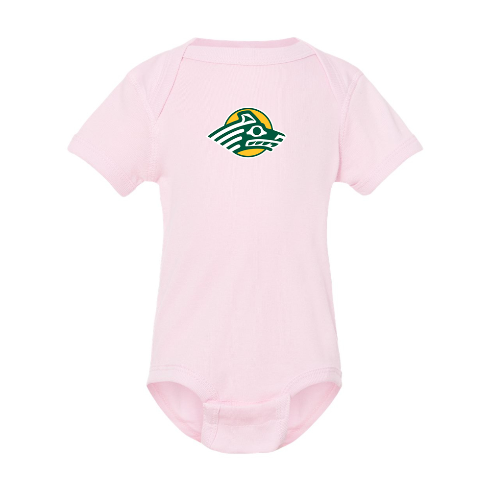 Alaska Anchorage Seawolves  Rabbit Skins Infant Baby Rib Bodysuit