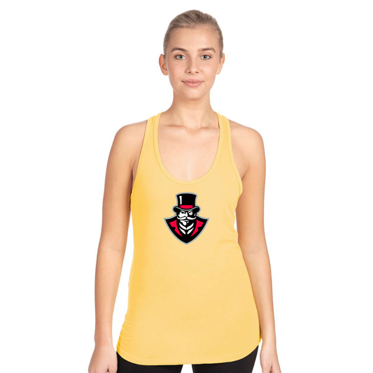 Women's Austin Peay Governors  Next Level Ideal Racerback Tank