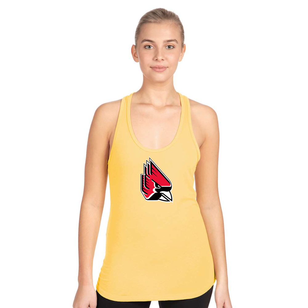 Women's   Ball State Cardinals Next Level Ideal Racerback Tank