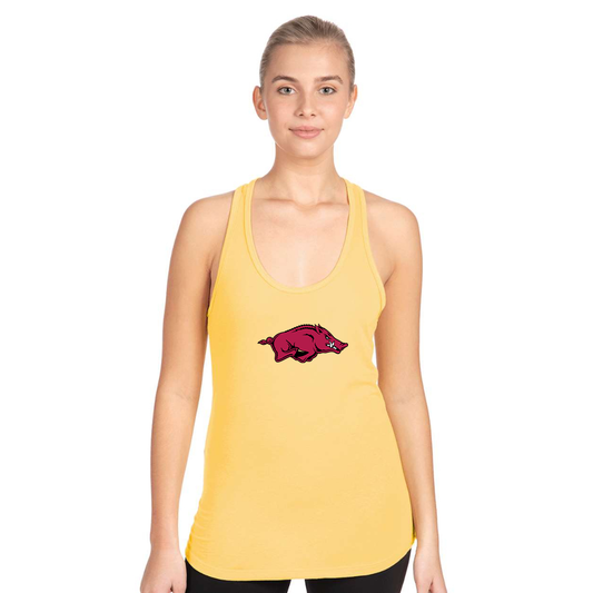 Women's Arkansas Razorbacks Next Level Ideal Racerback Tank