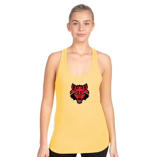 Women's  Arkansas State Red Wolves Next Level Ideal Racerback Tank
