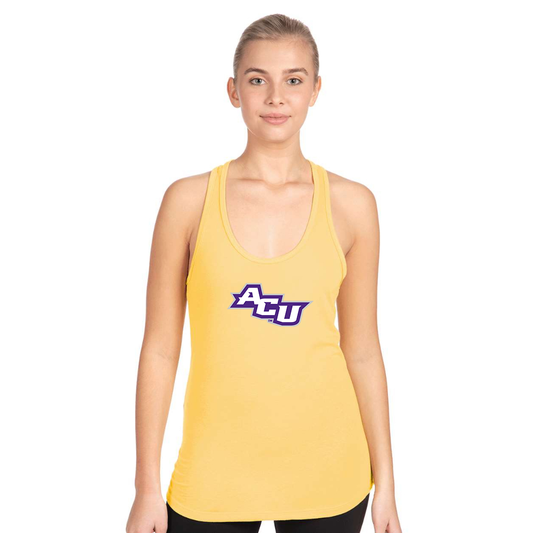 Women's Abilene Christian Wildcats   Next Level Ideal Racerback Tank