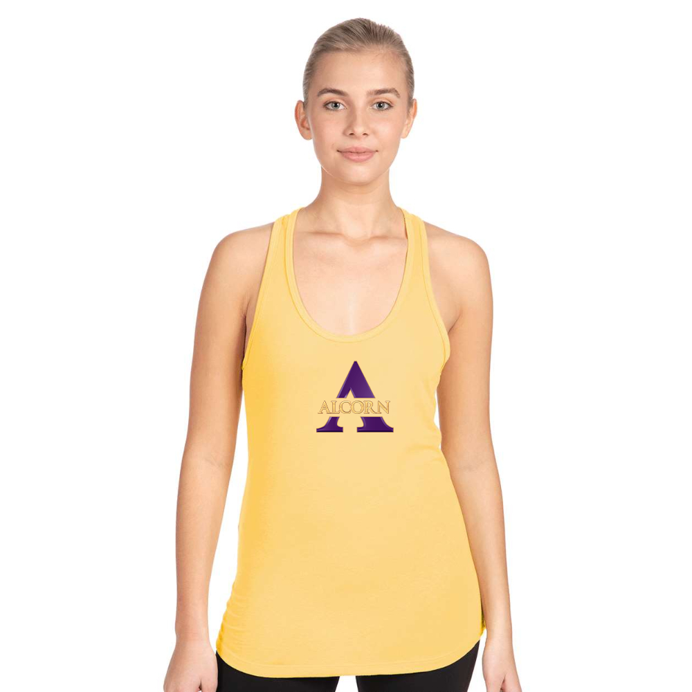 Women's Alcorn State Braves  Next Level Ideal Racerback Tank