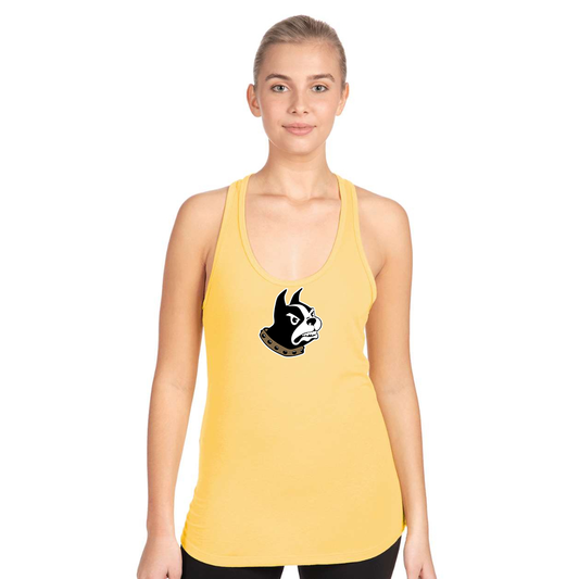 Women's  Woffrd Terriers Next Level Ideal Racerback Tank