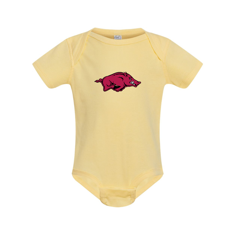 Arkansas Razorbacks Rabbit Skins Infant Baby Rib Bodysuit