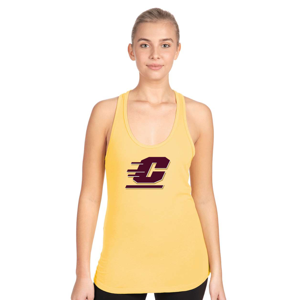 Women's Central Michigan Chippewas  Next Level Ideal Racerback Tank