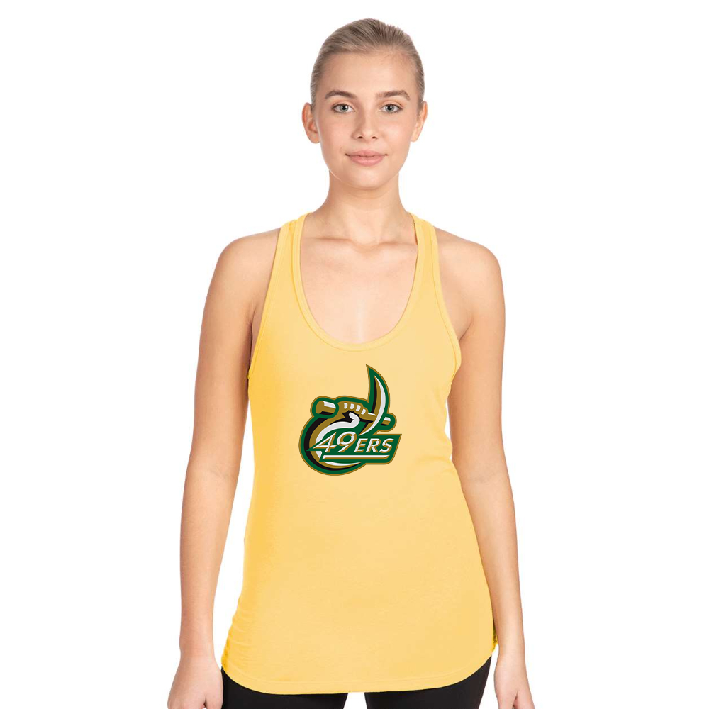 Women's Charlotte 49ers Next Level Ideal Racerback Tank