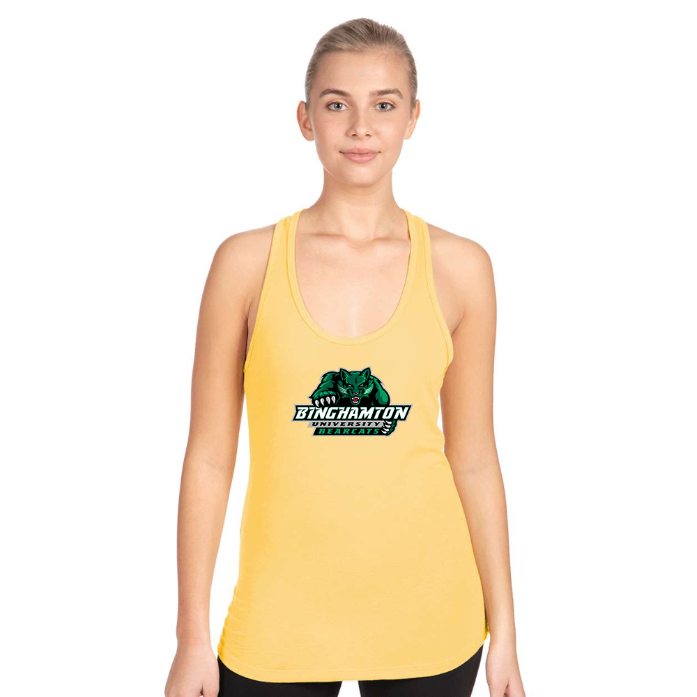 Women's Binghamton Bearcats  Next Level Ideal Racerback Tank