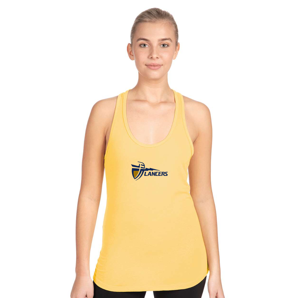Women's California Baptist Lancers  Next Level Ideal Racerback Tank