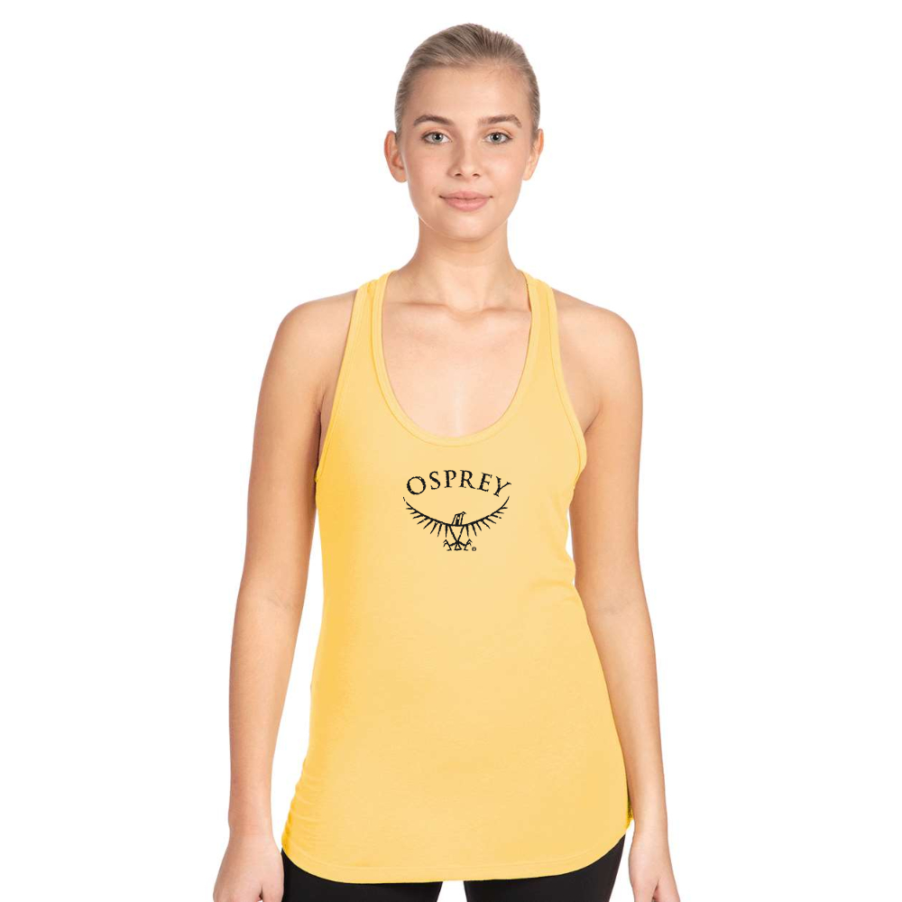 Women's  Osprey Black Next Level Ideal Racerback Tank