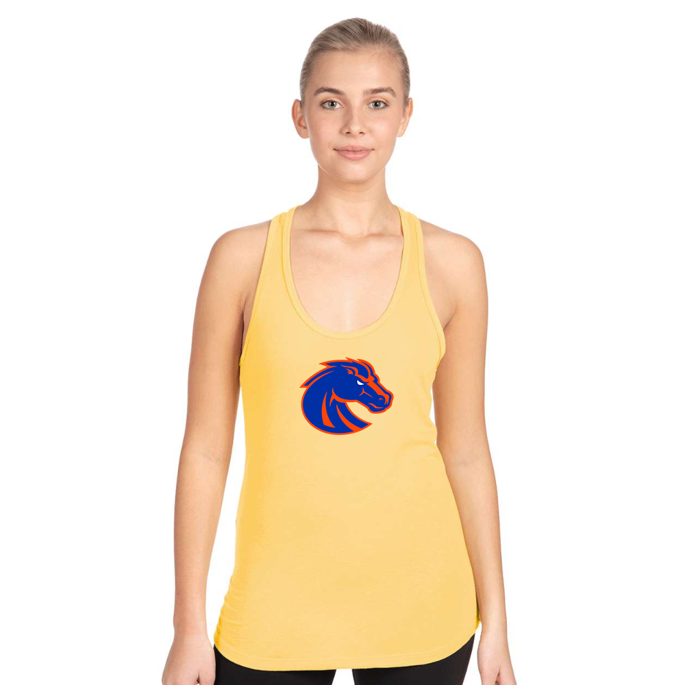 Women's Boise State Broncos  Next Level Ideal Racerback Tank