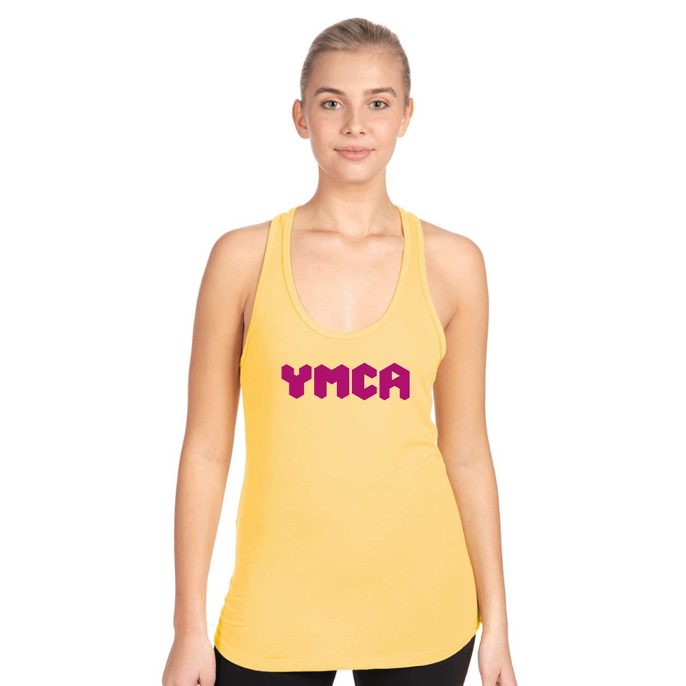 Women's YMCA Mauve  Next Level Ideal Racerback Tank