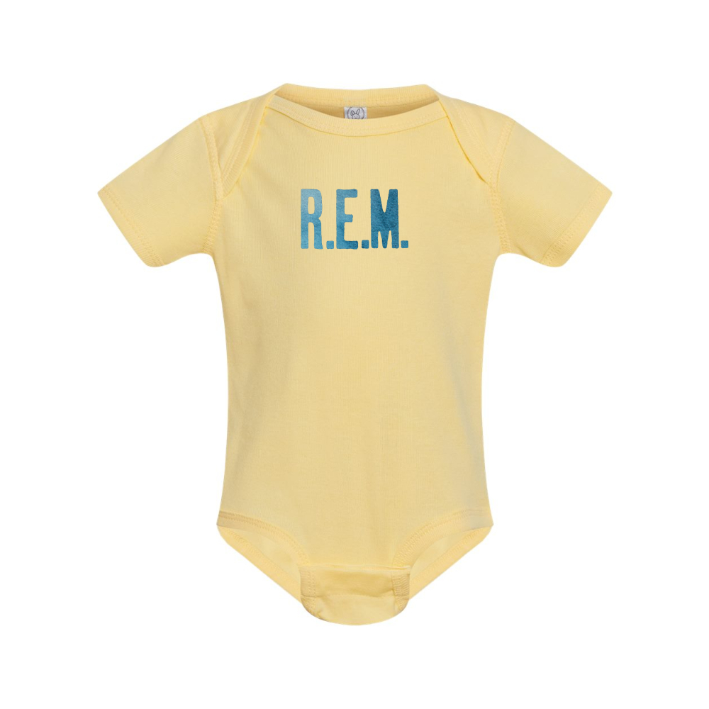 R.E.M. Blue  Rabbit Skins Infant Baby Rib Bodysuit