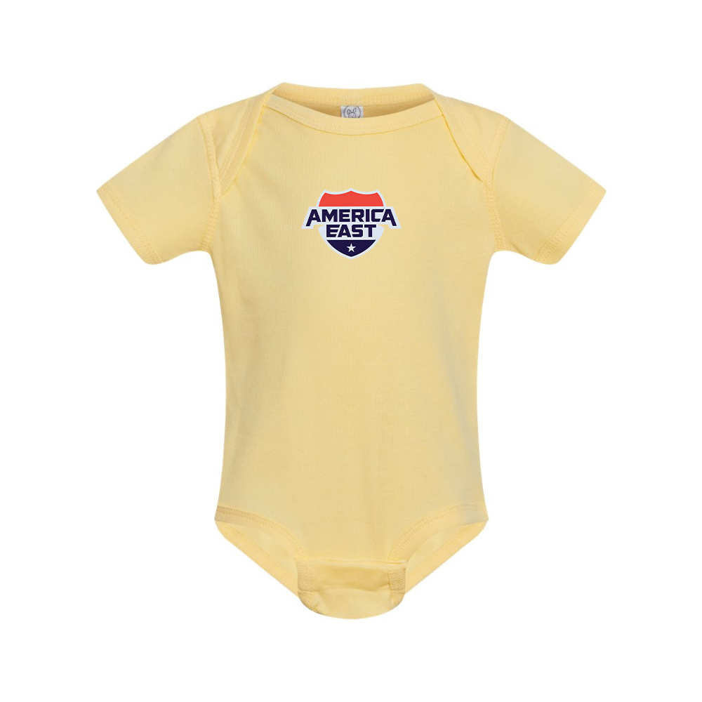 America East Conference  Rabbit Skins Infant Baby Rib Bodysuit