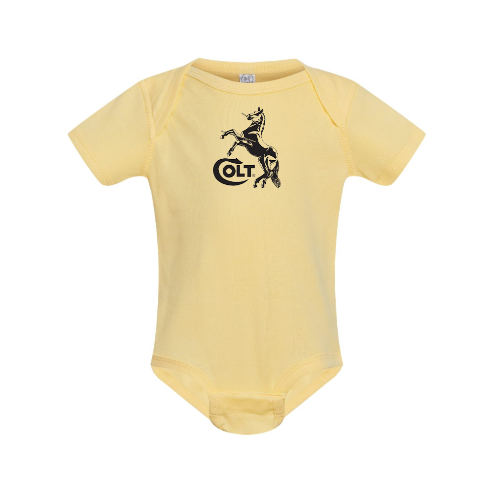 Colt Horse Rabbit Skins Infant Baby Rib Bodysuit