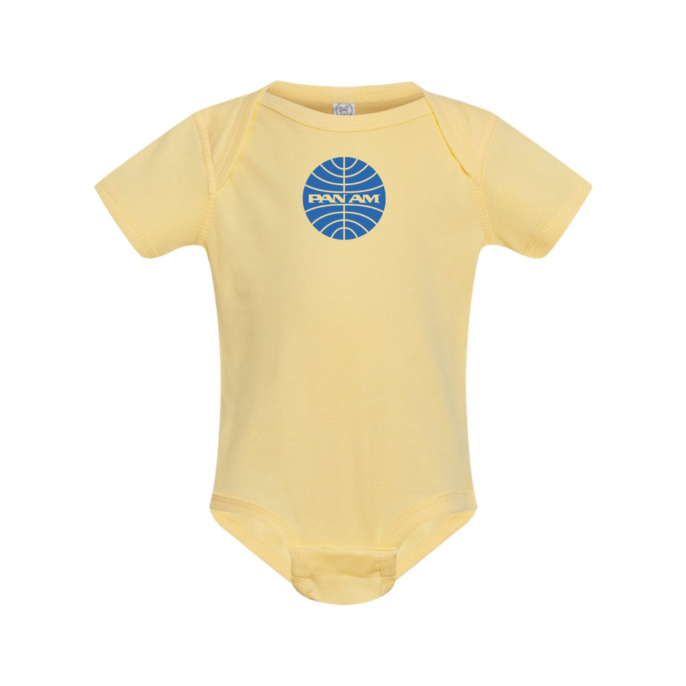 Pan Am  Rabbit Skins Infant Baby Rib Bodysuit