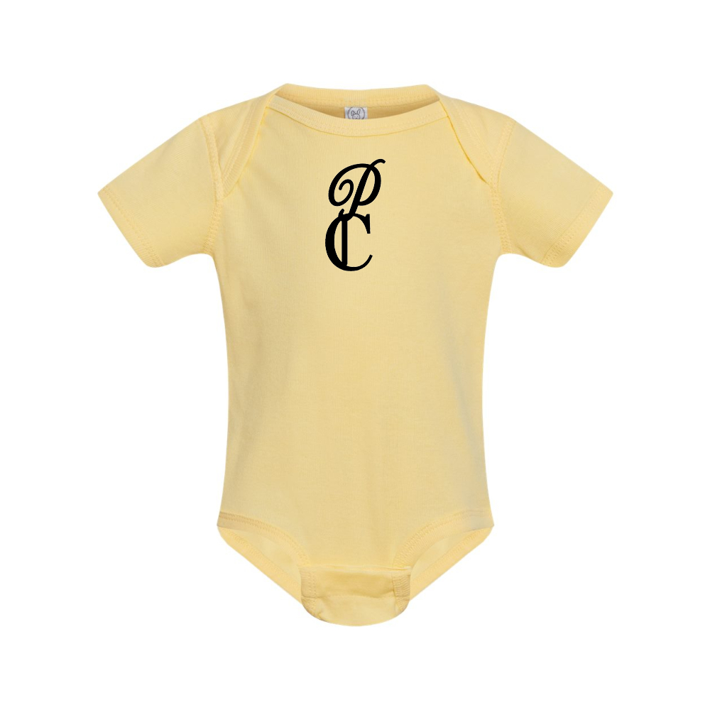 P & C Black  Rabbit Skins Infant Baby Rib Bodysuit