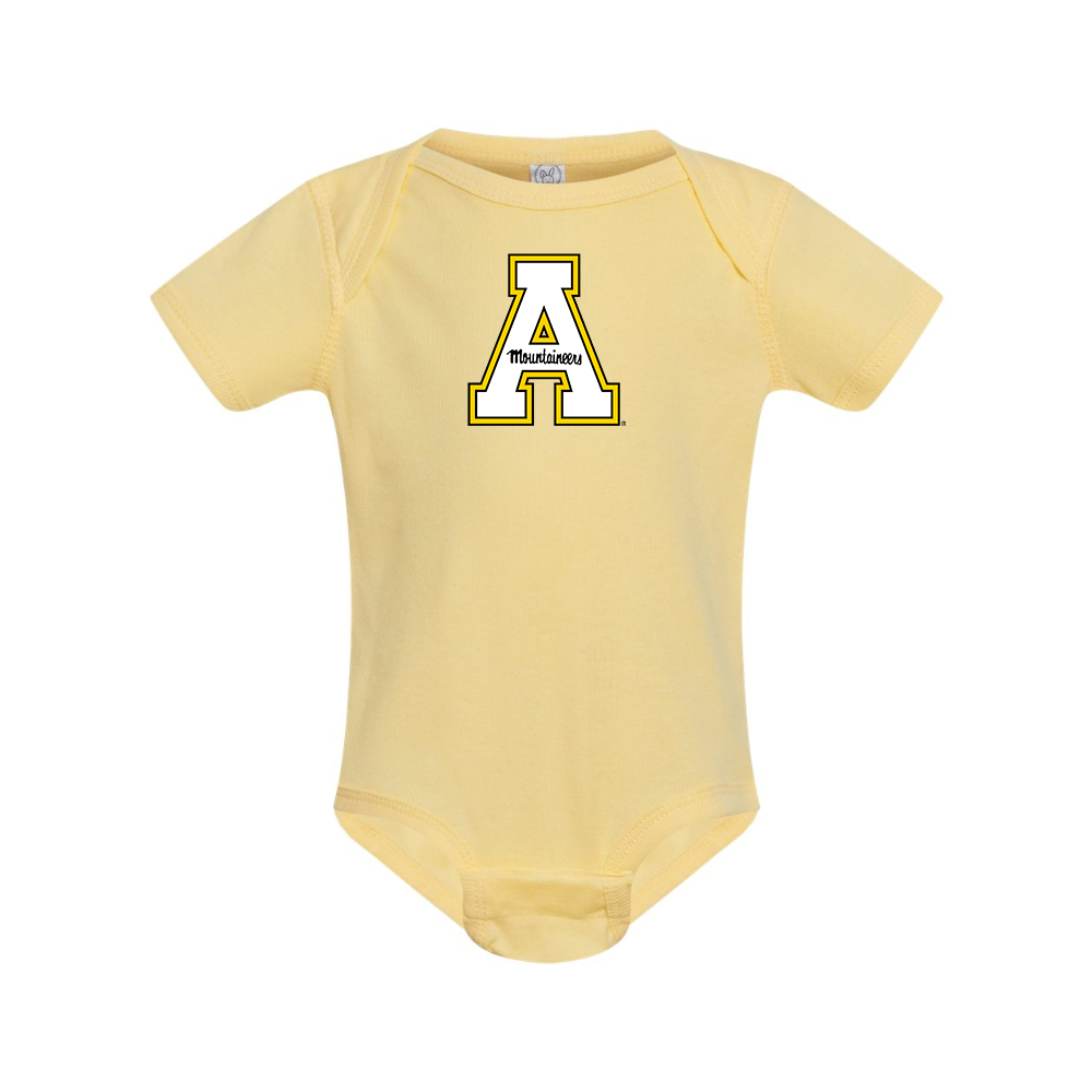 Appalachian State Mountaineers  Rabbit Skins Infant Baby Rib Bodysuit