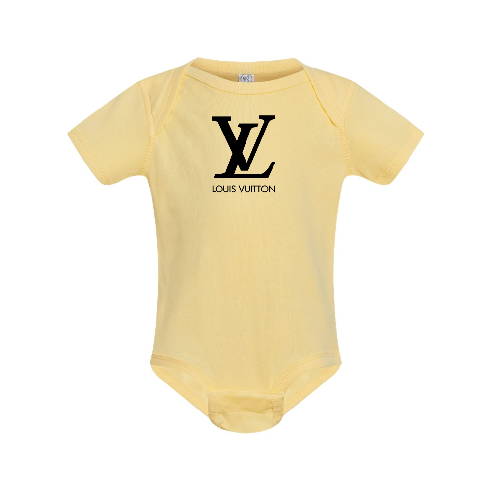 Louis Vuitton Rabbit Skins Infant Baby Rib Bodysuit