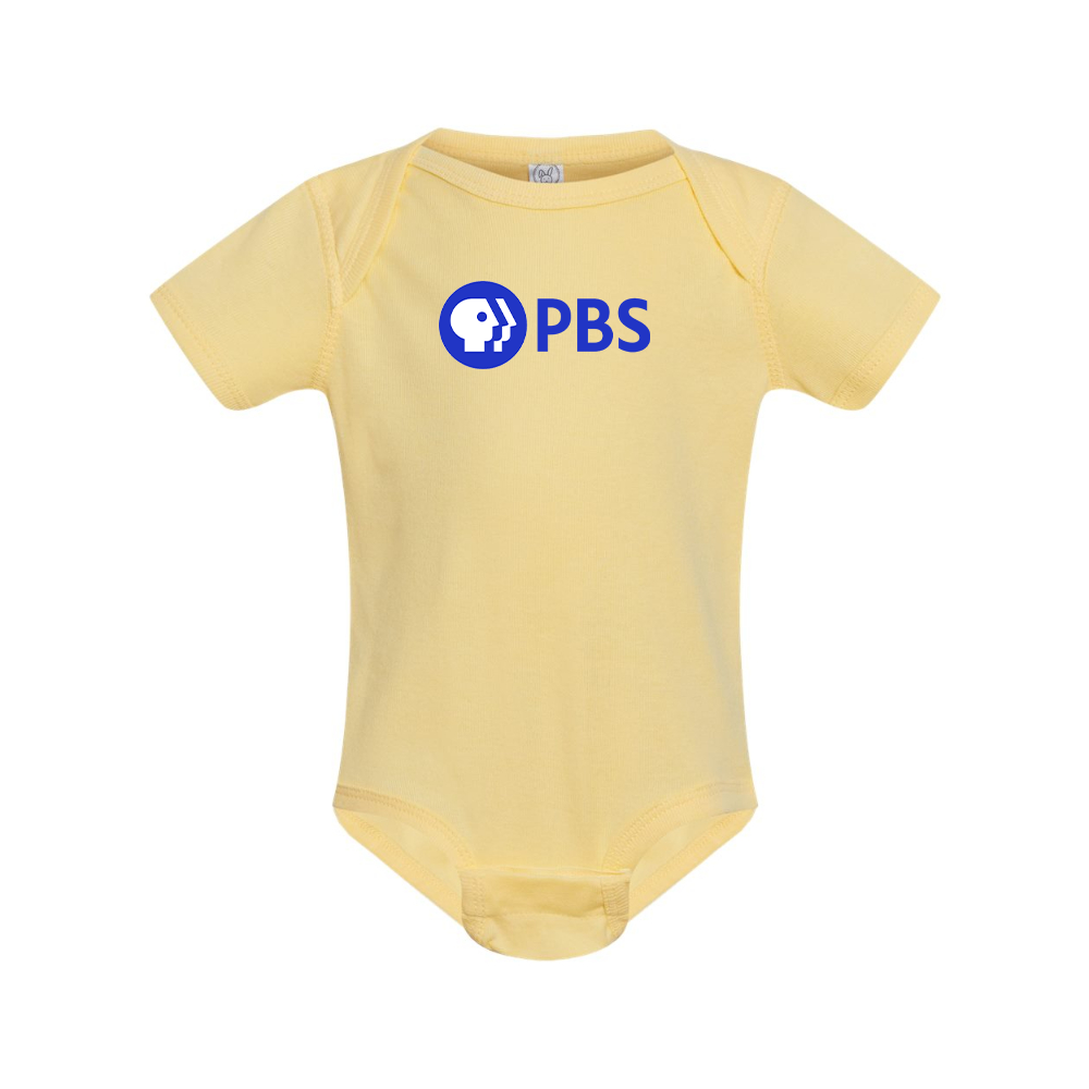 PBS Blue   Rabbit Skins Infant Baby Rib Bodysuit