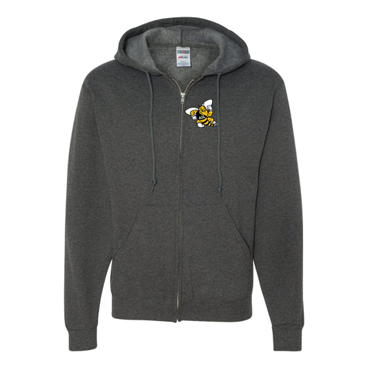 Men's AIC Yellow Jackets  JERZEES NuBlend Full-Zip Hooded Sweatshirt